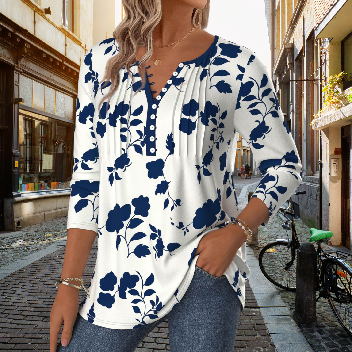 Blommig skjorta från NewLook Paris™