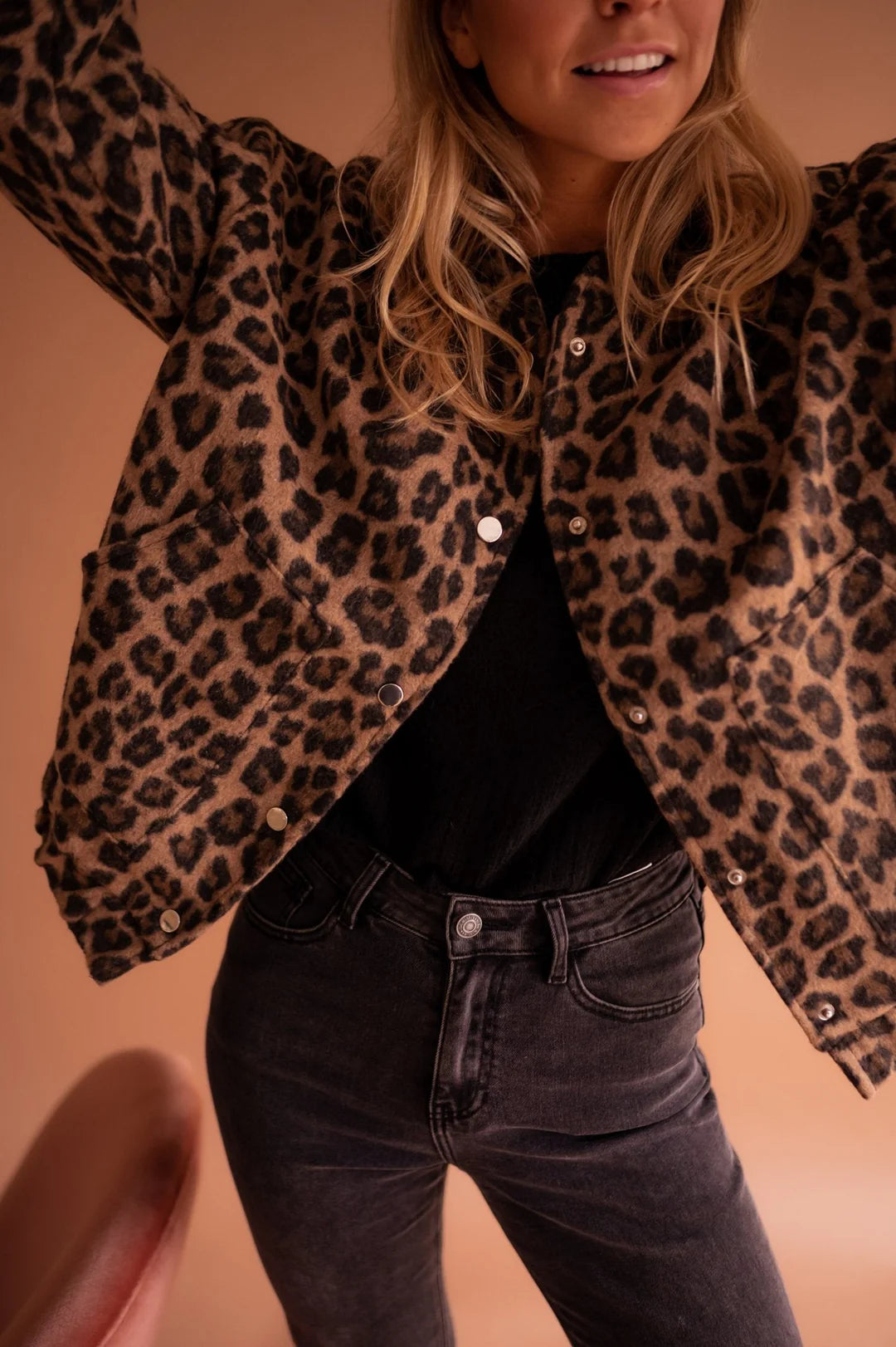 Bomberjacka med leopardmönster från NewLookParis